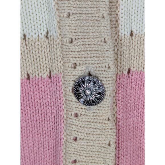 Northern Reflections Cardigan Womens Large Sweater Button Down Spring Floral - Picture 4 of 10